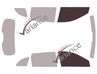 Gabarit vitrage - kit vitres avant - Renault Koleos (2) 5 portes (2017 - 2023) Gabarit vitrage - kit vitres avant - Renault Koleos (2) 5 portes (2017 - 2023)