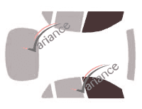 Mascherina per vetri - kit vetri anteriori - Renault Laguna (2) 5 porte (2001 - 2007) Mascherina per vetri - kit vetri anteriori - Renault Laguna (2) 5 porte (2001 - 2007)