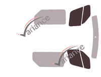 Glazing template - front window kit - Renault Master (3) L1 / L2/ L3/ L4 Utilitaire 6 doors (2019 - 2024) Glazing template - front window kit - Renault Master (3) L1 / L2/ L3/ L4 Utilitaire 6 doors (2019 - 2024)