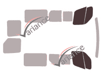 Glazing template - front window kit - Opel Movano (2) L1 5 doors (2010 - 2021) Glazing template - front window kit - Opel Movano (2) L1 5 doors (2010 - 2021)