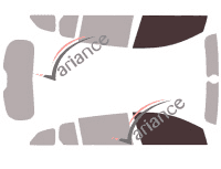 Glazing template - front window kit - Renault Megane (4) Estate Break 5 doors (2016 - 2023) Glazing template - front window kit - Renault Megane (4) Estate Break 5 doors (2016 - 2023)