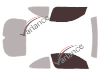 Glazing template - front window kit - Renault Megane (1) Coupe 2 doors (1995 - 2003) Glazing template - front window kit - Renault Megane (1) Coupe 2 doors (1995 - 2003)