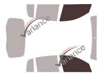 Glazing template - front window kit - Renault Sandero (1) Stepway 5 doors (2009 - 2013) Glazing template - front window kit - Renault Sandero (1) Stepway 5 doors (2009 - 2013)
