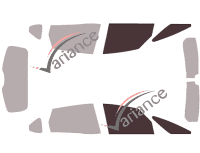 Glazing template - front window kit - Renault Scenic (4) Court 5 doors (2016 - 2023) Glazing template - front window kit - Renault Scenic (4) Court 5 doors (2016 - 2023)