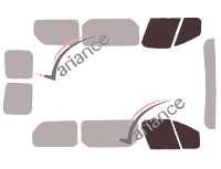 Gabarit vitrage - kit vitres avant - Renault Trafic (3) Court 5/6 portes (depuis 2014) Gabarit vitrage - kit vitres avant - Renault Trafic (3) Court 5/6 portes (depuis 2014)