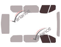 Gabarit vitrage - kit vitres avant - Renault Trafic (3) Court 4/5 portes (depuis 2014) Gabarit vitrage - kit vitres avant - Renault Trafic (3) Court 4/5 portes (depuis 2014)