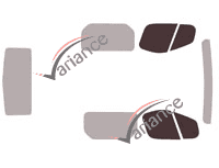 Gabarit vitrage - kit vitres avant - Renault Trafic (2) Utilitaire 4 portes (2002 - 2015) Gabarit vitrage - kit vitres avant - Renault Trafic (2) Utilitaire 4 portes (2002 - 2015)
