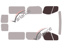 Glazing template - front window kit - Opel Vivaro (A) Long 6 doors (2002 - 2015) Glazing template - front window kit - Opel Vivaro (A) Long 6 doors (2002 - 2015)