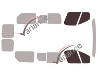 Gabarit vitrage - kit vitres avant - Renault Trafic (3) Court 5/6 portes (depuis 2014) Gabarit vitrage - kit vitres avant - Renault Trafic (3) Court 5/6 portes (depuis 2014)