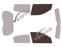 Glazing template - front window kit - Renault Twingo (3) 5 doors (since 2014) Glazing template - front window kit - Renault Twingo (3) 5 doors (since 2014)