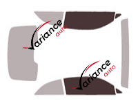 Gabarit vitrage - kit vitres avant - Rolls Spectre (1) Coupé 2 portes (depuis 2024)
