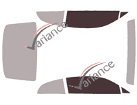 Glazing template - front window kit - Rolls Wraith Coupé 2 doors (2013 - 2023) Glazing template - front window kit - Rolls Wraith Coupé 2 doors (2013 - 2023)