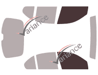 Glazing template - front window kit - Rover 200 & 400 (2) 5 doors (1996 - 2000) Glazing template - front window kit - Rover 200 & 400 (2) 5 doors (1996 - 2000)