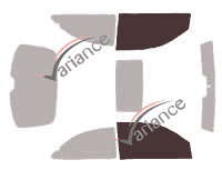 Glazing template - front window kit - Rover 25 3 doors (1999 - 2005) Glazing template - front window kit - Rover 25 3 doors (1999 - 2005)