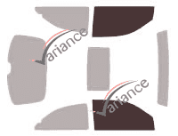 Glazing template - front window kit - Rover 25 Streetwise 3 doors (1999 - 2005) Glazing template - front window kit - Rover 25 Streetwise 3 doors (1999 - 2005)
