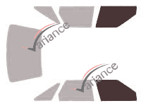 Glazing template - front window kit - Rover 200 & 400 (1) 5 doors (1989 - 1995) Glazing template - front window kit - Rover 200 & 400 (1) 5 doors (1989 - 1995)