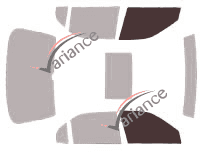 Glazing template - front window kit - MG ZS Berline 4 doors (2001 - 2005) Glazing template - front window kit - MG ZS Berline 4 doors (2001 - 2005)