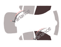 Glazing template - front window kit - Saab 9.3 (2) Berline 4 doors (2002 - 2012) Glazing template - front window kit - Saab 9.3 (2) Berline 4 doors (2002 - 2012)