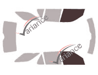 Verglasungsschablone - Frontscheibenkit - Saab 9.5 (1) Kombi 5 Türen (1998 - 2009) Verglasungsschablone - Frontscheibenkit - Saab 9.5 (1) Kombi 5 Türen (1998 - 2009)