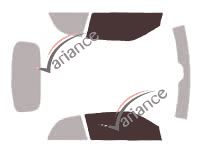 Glazing template - front window kit - Saab 9.3 (2) Cabriolet 2 doors (2003 - 2012) Glazing template - front window kit - Saab 9.3 (2) Cabriolet 2 doors (2003 - 2012)
