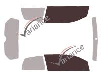 Mascherina per vetri - Kit finestrini anteriori - Seat Mii 3 porte (2012 - 2021) Mascherina per vetri - Kit finestrini anteriori - Seat Mii 3 porte (2012 - 2021)