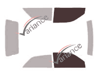 Mascherina per vetri - kit vetri anteriori - Seat Ibiza (2) 3 porte (1999 - 2002) Mascherina per vetri - kit vetri anteriori - Seat Ibiza (2) 3 porte (1999 - 2002)