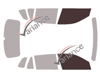 Gabarit vitrage - kit vitres avant - Skoda Kamiq (1) 5 portes (depuis 2019) Gabarit vitrage - kit vitres avant - Skoda Kamiq (1) 5 portes (depuis 2019)