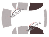 Glazing template - front window kit - Skoda Fabia (1) 5 doors (1999 - 2007) Glazing template - front window kit - Skoda Fabia (1) 5 doors (1999 - 2007)