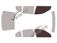 Glazing template - front window kit - Skoda Octavia (1) 5 doors (1997 - 2004) Glazing template - front window kit - Skoda Octavia (1) 5 doors (1997 - 2004)