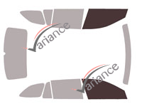 Gabarit vitrage - kit vitres avant - Skoda Octavia (4) Combi Break 5 portes (depuis 2020)