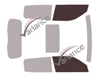 Gabarit vitrage - kit vitres avant - Ssangyong Korando (5) 5 portes (depuis 2019)