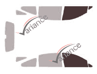 Glazing template - front window kit - Ssangyong Rodius 5 doors (2005 - 2014) Glazing template - front window kit - Ssangyong Rodius 5 doors (2005 - 2014)