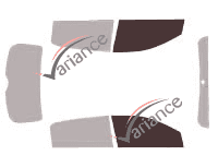 Verglasungsschablone - Fensterkit vorne - Ssangyong Korando (4) 5-türig (2010 - 2019)