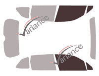 Glazing template - front window kit - Subaru Forester (5) 5 doors (2018 - 2024) Glazing template - front window kit - Subaru Forester (5) 5 doors (2018 - 2024)