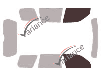 Glazing template - front window kit - Subaru Forester (2) 5 doors (2002 - 2008) Glazing template - front window kit - Subaru Forester (2) 5 doors (2002 - 2008)