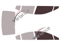 Glazing template - front window kit - Subaru Impreza (5) Berline 4 doors (2016 - 2023) Glazing template - front window kit - Subaru Impreza (5) Berline 4 doors (2016 - 2023)