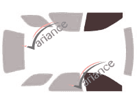 Plantilla de acristalamiento - kit de ventana delantera - Subaru Impreza (1) Wagon Break 5 puertas (1993 - 2001) Plantilla de acristalamiento - kit de ventana delantera - Subaru Impreza (1) Wagon Break 5 puertas (1993 - 2001)