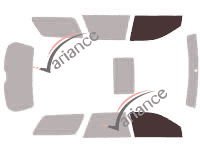 Glazing template - front window kit - Subaru Legacy (3) Wagon Break 5 doors (1999 - 2003) Glazing template - front window kit - Subaru Legacy (3) Wagon Break 5 doors (1999 - 2003)