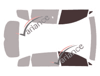 Plantilla de acristalamiento - kit de ventana delantera - Subaru Tribeca 5 puertas (2008 - 2015) Plantilla de acristalamiento - kit de ventana delantera - Subaru Tribeca 5 puertas (2008 - 2015)