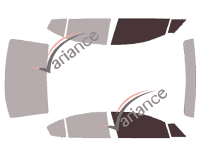 Glazing template - front window kit - Subaru Impreza (4) WRX Berline 4 doors (2014 - 2017) Glazing template - front window kit - Subaru Impreza (4) WRX Berline 4 doors (2014 - 2017)