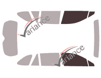 Plantilla de acristalamiento - kit de ventana delantera - Subaru Outback (5) Wagon Break 5 puertas (2015 - 2019) Plantilla de acristalamiento - kit de ventana delantera - Subaru Outback (5) Wagon Break 5 puertas (2015 - 2019)