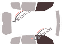 Glazing template - front window kit - Subaru Forester (3) 5 doors (2008 - 2013) Glazing template - front window kit - Subaru Forester (3) 5 doors (2008 - 2013)