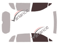 Gabarit vitrage - kit vitres avant - Suzuki Aerio Break 5 portes (2002 - 2007)