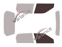Plantilla de acristalamiento - kit de ventana delantera - Suzuki Alto 5 puertas (2001 - 2008) Plantilla de acristalamiento - kit de ventana delantera - Suzuki Alto 5 puertas (2001 - 2008)