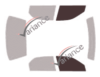 Plantilla de acristalamiento - kit de ventanillas delanteras - Suzuki Esteem (1) Sedán de 4 puertas (1994 - 2003) Plantilla de acristalamiento - kit de ventanillas delanteras - Suzuki Esteem (1) Sedán de 4 puertas (1994 - 2003)