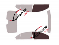 Glazing template - front window kit - Suzuki Ciaz (1) 4-door sedan (since 2020)