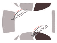 Plantilla de acristalamiento - kit de ventana delantera - Suzuki Forenza Sedan 4 puertas (2002 - 2010) Plantilla de acristalamiento - kit de ventana delantera - Suzuki Forenza Sedan 4 puertas (2002 - 2010)