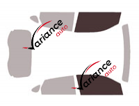 Glazing template - front window kit - Suzuki Fronx (1) 5-door (since 2023)