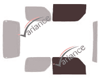 Verglasungsschablone - Fensterkit vorne - Suzuki Jimny (3) 3-türig (2010 - 2018) Verglasungsschablone - Fensterkit vorne - Suzuki Jimny (3) 3-türig (2010 - 2018)