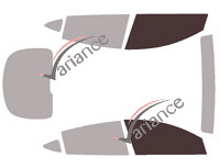 Dima di vetratura - kit finestrino anteriore - Tesla Model Y (1) 5 porte (2020 - 2025) Dima di vetratura - kit finestrino anteriore - Tesla Model Y (1) 5 porte (2020 - 2025)